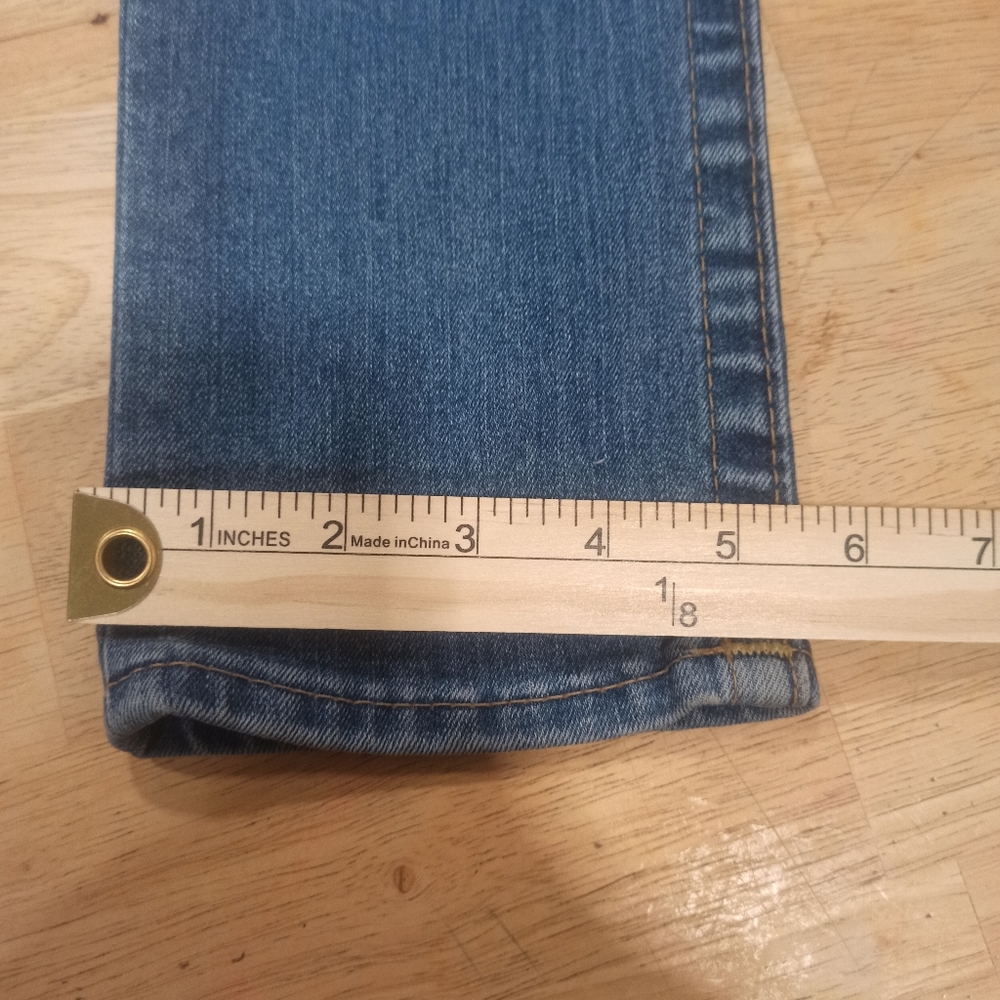 TRUE RELIGION WOMEN'S denim Jeans Low Rise Skinny w/ Flaps Size 27 - Picture 13 of 16
